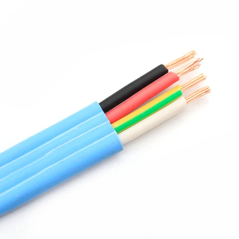 Submersible Water Pump Power Cable 2 Core 4 Core 14awg 12awg 10awg Well Water Proof Flat Motor Electric Cable Wire