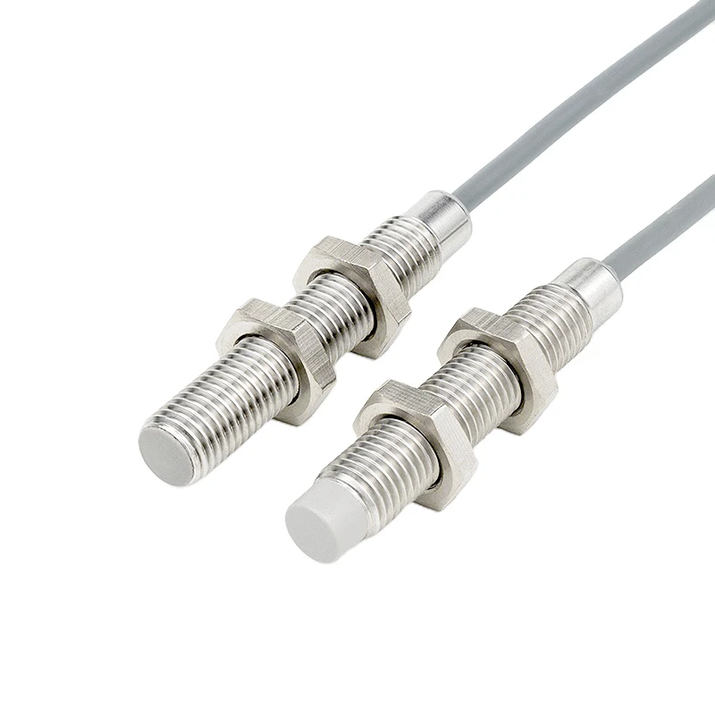 LUOSHIDA Sensor Manufacturer Diameter 8mm Cylindrical Threaded Shield Unshielded Mounting PNP NO DC 3 Wires M8 Capacitive Sensor