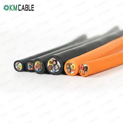EN 50620 IEC 62893 TPU EV Charging Cable 3 Core 5 Core H07bz5 f Cable 2.5mm 6mm Cable for EV Charging Pile Station
