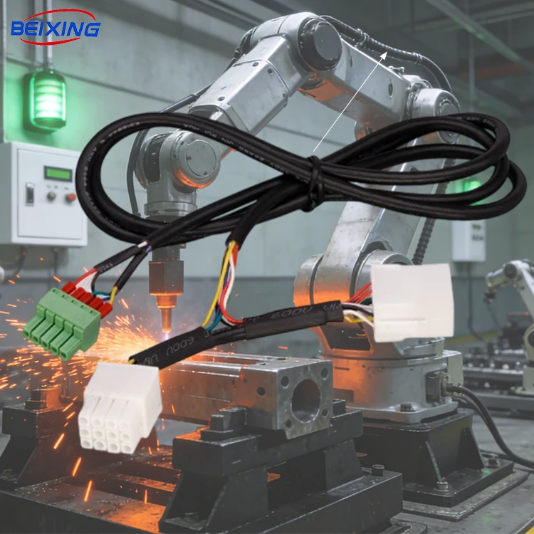 AGV Robot Sensor Cable Force Temperature Sensor Signal Transmission Cable E00058 for AGV Perception System