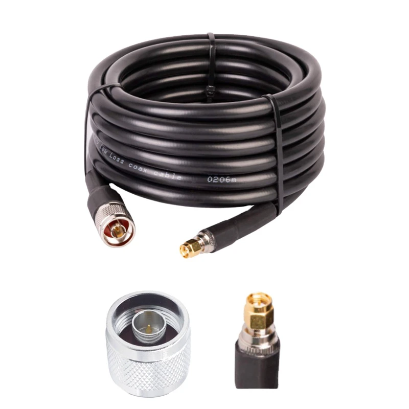 Lmr240 3m/5m/ 8m/15m/20m/30m Customized Low Loss Cable Coaxial Cable LMR240 Lmr400 Cable
