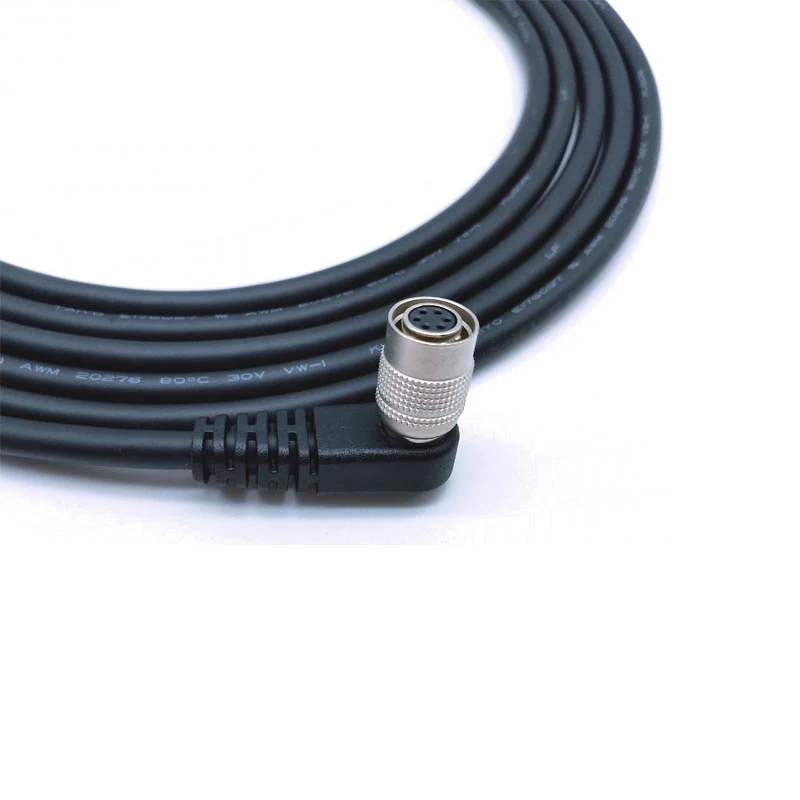 Industrial Equipment Machine Vision Cable 6P Electronic PVC/PBT IP67 Rated Flexible Copper Conductor Adapter Connectors