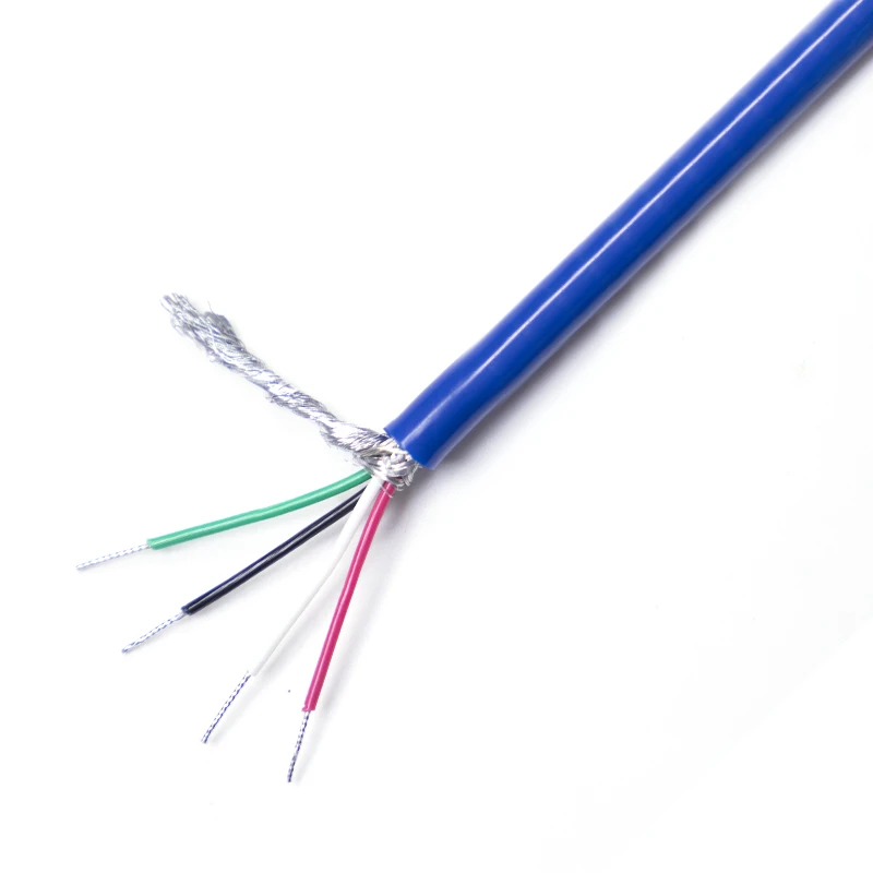 4*0.2 4*0.2 4*0.75mm2 Tinned Copper Braid Flexible Shielded Control Cable for Weighing Equipment