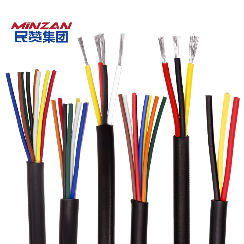 2/3/4/5/6/7/8 Core AWM2464 Unshielded Sensor Wires 2464 18awg 20awg 22awg 24awg 26awg 28awg Cables Multic Core Cable