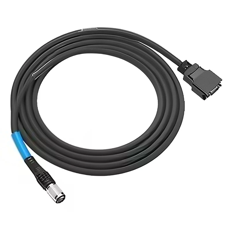 KEYENCE CB-A2/A5/A10 Point Laser Sensor Cable, Stable Data & Power Transmission, IP67, PVC, for Industrial Laser Measurement