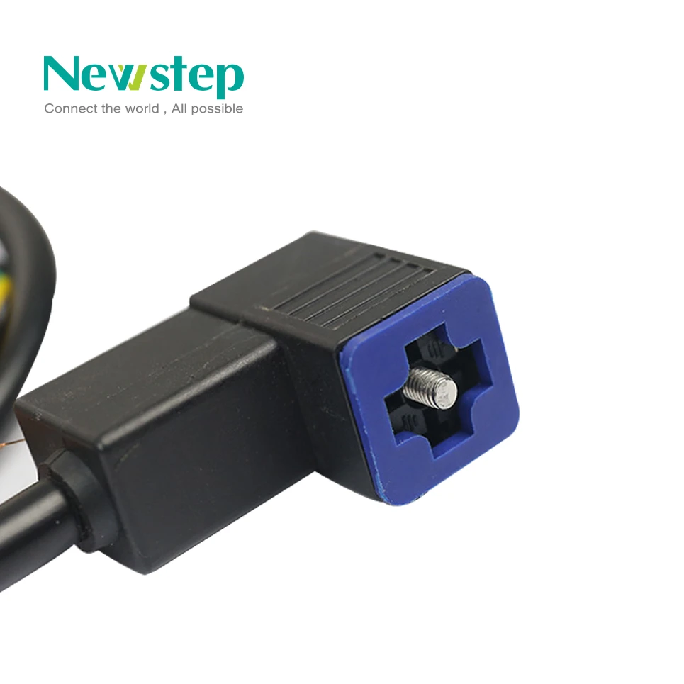 Waterproof IP67 DIN 43650 Form a 2+PE Solenoid Valve Connector Pre Molded & Field Wireable for Sensors Actuators Profibus