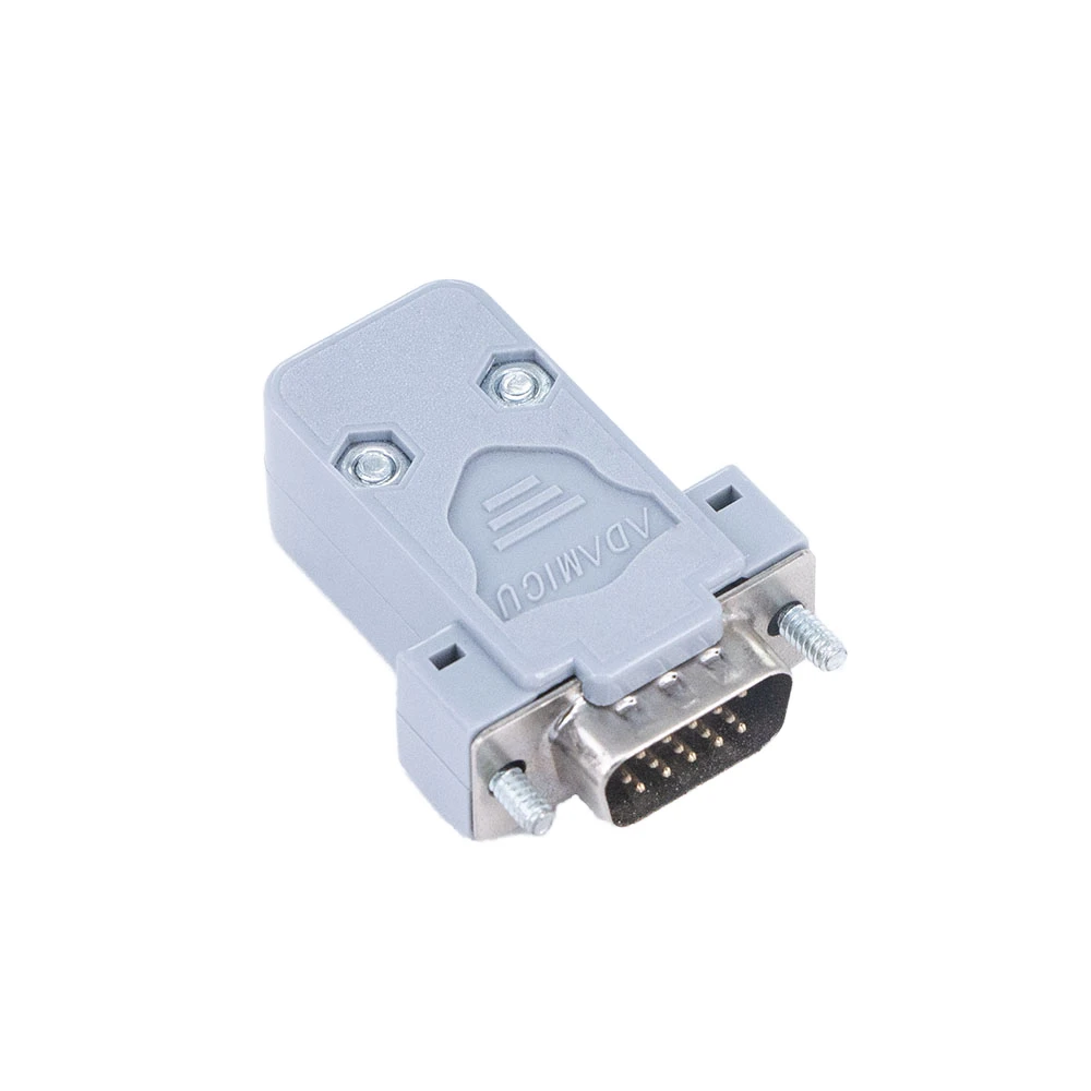 D-SUB VGA Dust Cover with Gold Contacts IP66 Rating ABS Housing (Plastic Shell) Conector