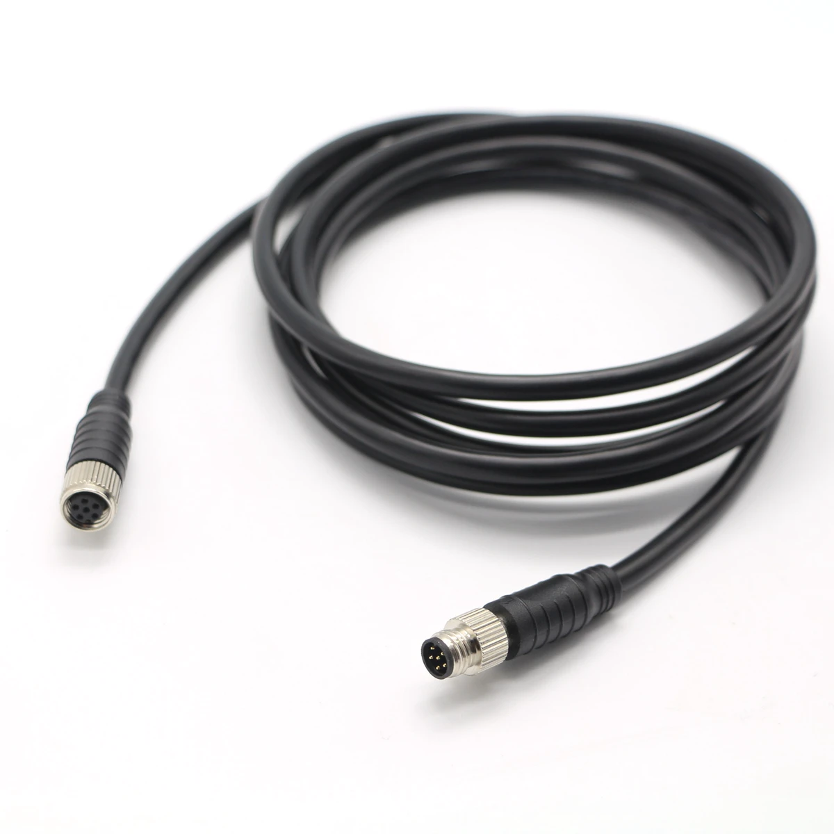 OEM/ODM IP67 M8 6Pin Male to Female A Code Cable Industrial Aviation Sensor Cable