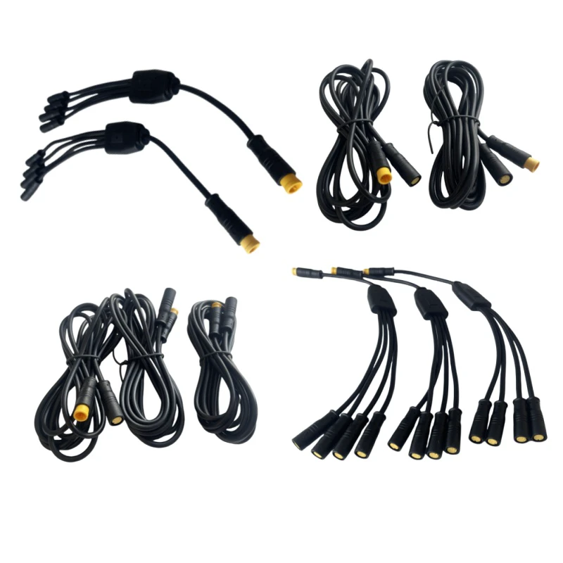 M8 2 3 4 5 6 Automobiles Speed Sensor Cable for Electric Automotive Car Bicycle Waterproof E-Bike Wire Harness Assembly