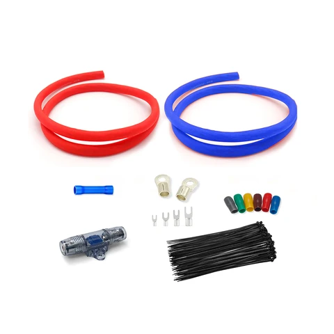 Automotive Subwoofer Amplifier Wiring Kit 2500W 2000W 1500W Car Amplifier Audio Cable Wire Kit