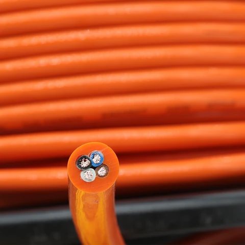 Manufacturer H07BQ-F Cable 4 Core 4 Mm2 4x4mm2 Flexible Halogen-free UV Resistance PUR Control Cable Power Cable