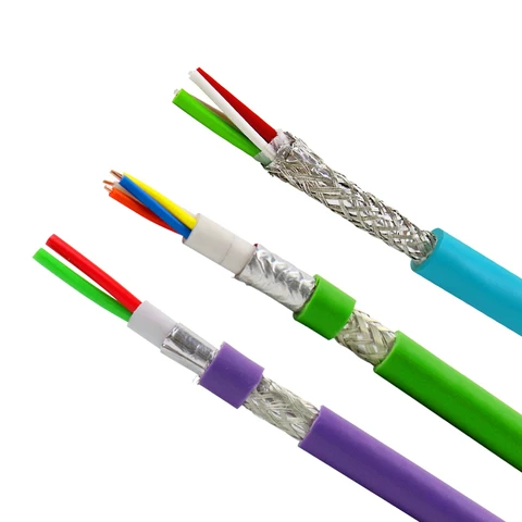 Applicable Industrial DP Profibus Cable 6xv1830-0eh10, 2 Core 22 24awg RS485 Communication Cable