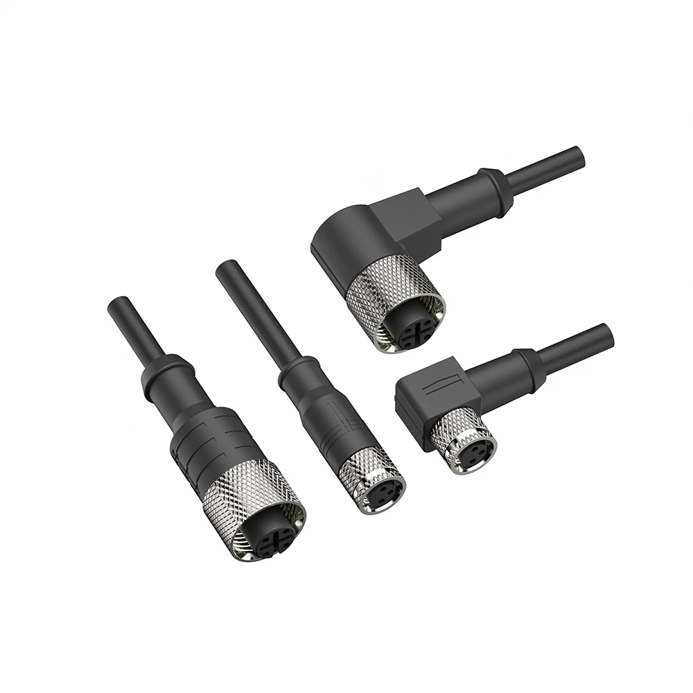 JIMOU M12 4-Pin IP67 2M 12V 1.5A Inductive Proximity Sensor Cable for Industrial Use