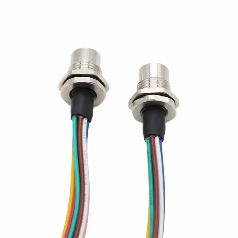 Custom IP67 Waterproof Industrial 3pin 4Pin 6pin 8pin Male Female M12 M8 Sensor Circular Wire Harness Cable Assembly