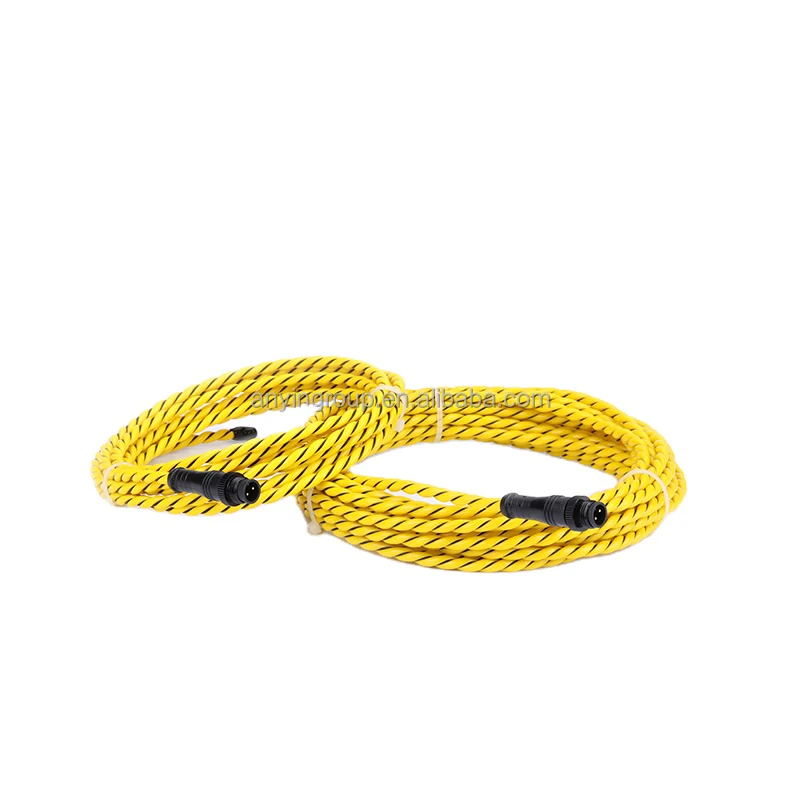 High Sensitive 6 mm 2 Pins Leak Detection Cable Water Leak Sensor Wire Rope A-LC1B-6