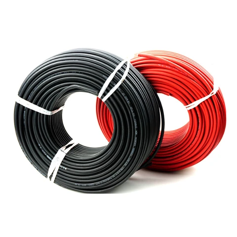PV Solar Cable 4mm 6mm DC Solar Panel Extension Cable Wire