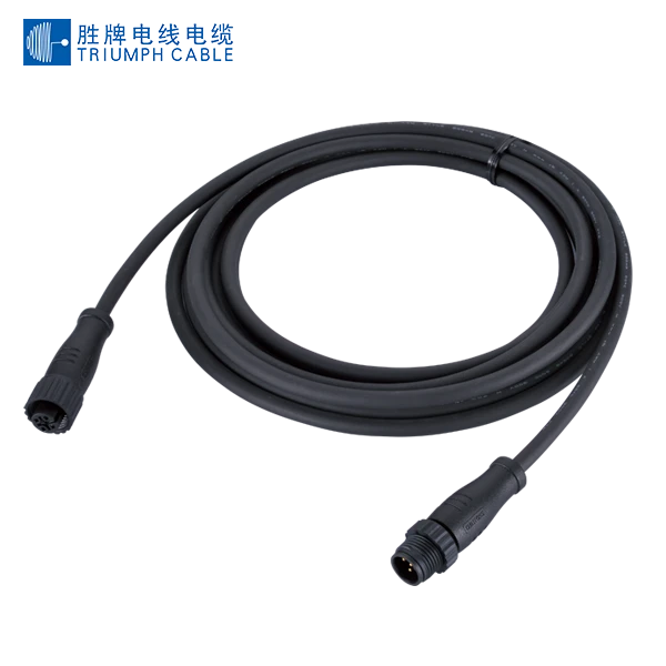 OEM Waterproof IP67 NMEA 2000 Connector Cable 5 Pins Straight Moulded Plug Leads (PVC/PUR) Robotic Sensor Connector Marine Cable