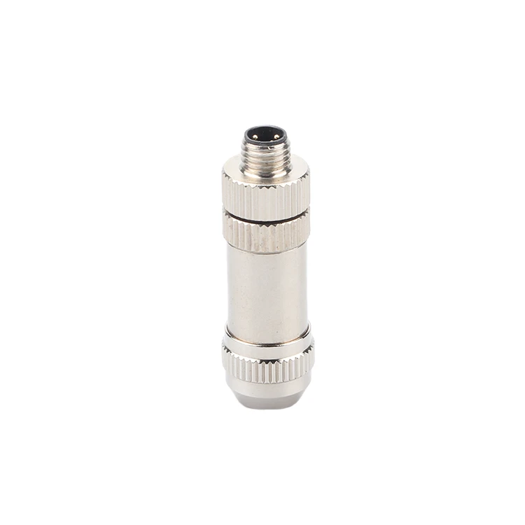 Ethernet Work Mental Shielded M8 Circular Automation B D Code 6P IP67 IP68 Waterproof Male/Female Connector