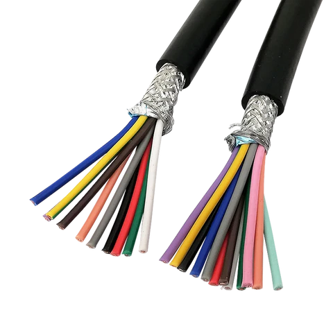 Wholesale Customized 18 Awg Gauge 2 3 4 6 7 8 Conductor Wire PVC PUR Shielded Control Power Cable