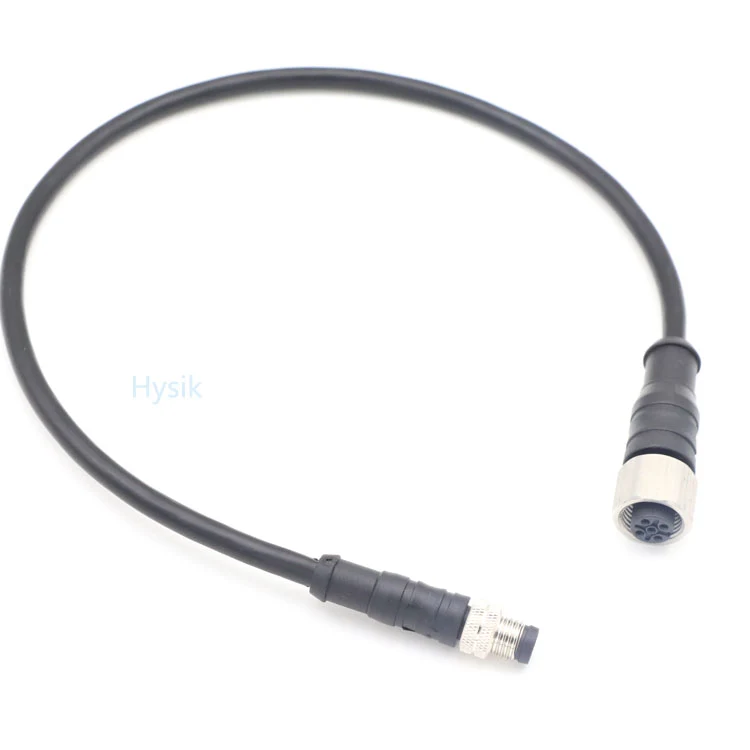 M12 Sensor Cable Connector Waterproof IP67 IP68 Custom Length Wire Harness Cable Assembly Factory