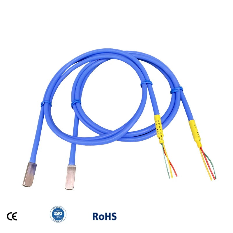 Customizable Silicone-Jacketed Shielded Cable 3-Wire Standard Surface-Mounted for DS18B20 Temperature Sensor