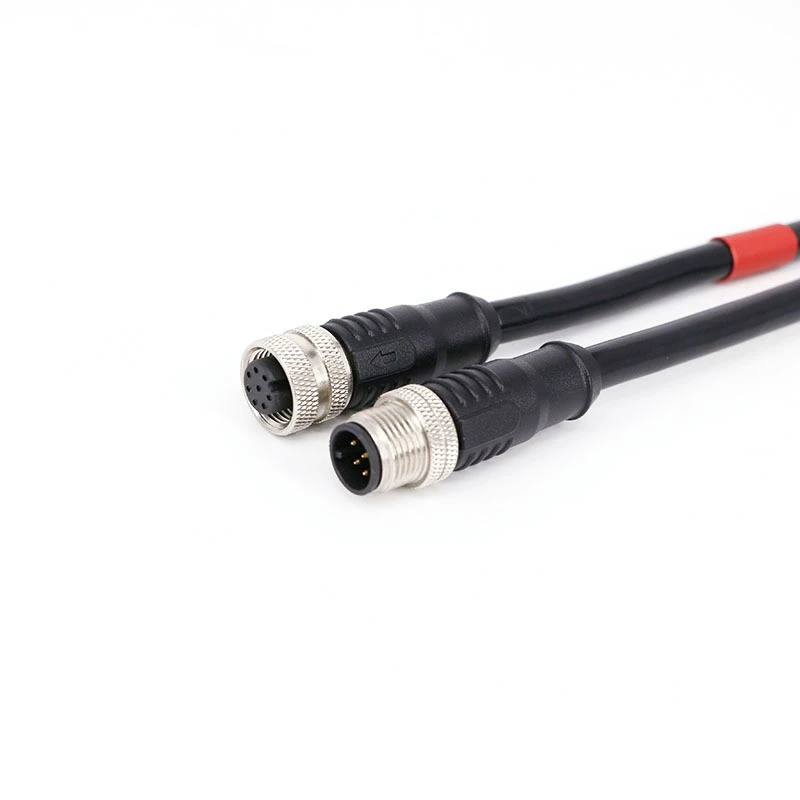 M12 8P Male Ethernet Cable CCB-84901-2001 CONGNEX Vision Copper Contact Material 10A Rated Current High Performance Connectors