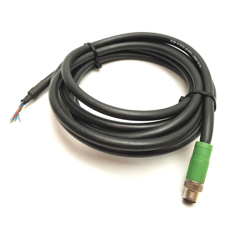 Sell Well in Stock Contact 1430077 Sensor Cable, 12Pin M12 Male to Leads, Length: for Plc by DHL/UPS