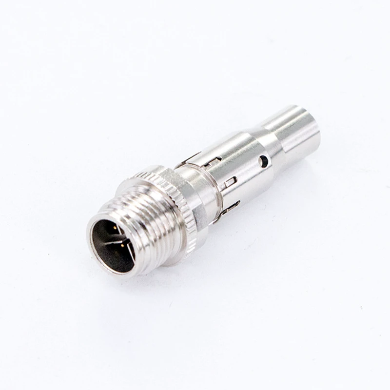 M12 Aviation X-Type 8P Multi-Core IP67 Waterproof Connector New Energy Vehicle IoT Water Quality Sensor Plug Cold-Resistant