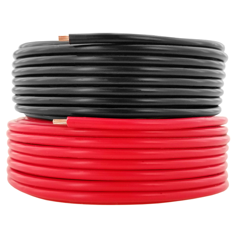 Car Battery Cable 5AWG 16 Mm2 12 V Copper Cable for Motorcycle Solar Car Battery Ground Cable Truck