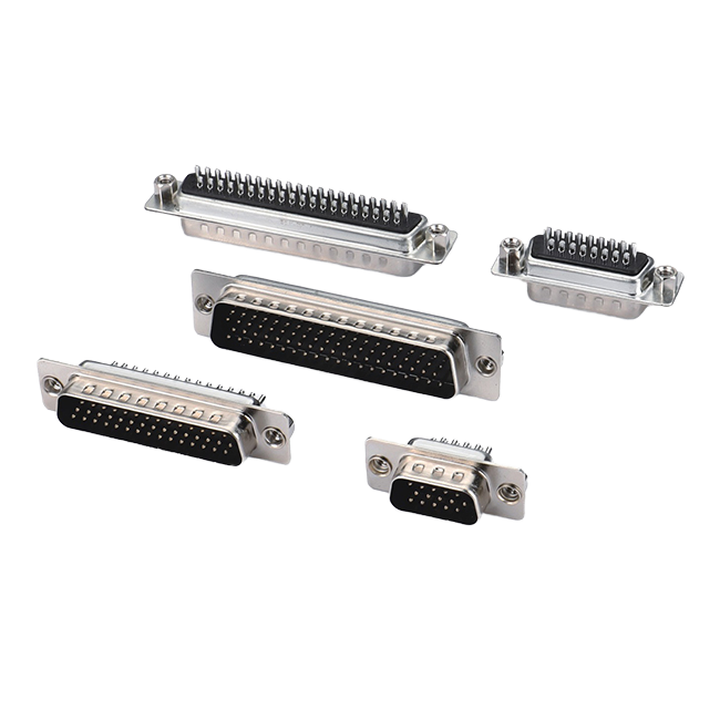 Industrial D-SUB Connector Machined Pin High Reliability for Automation Equipment