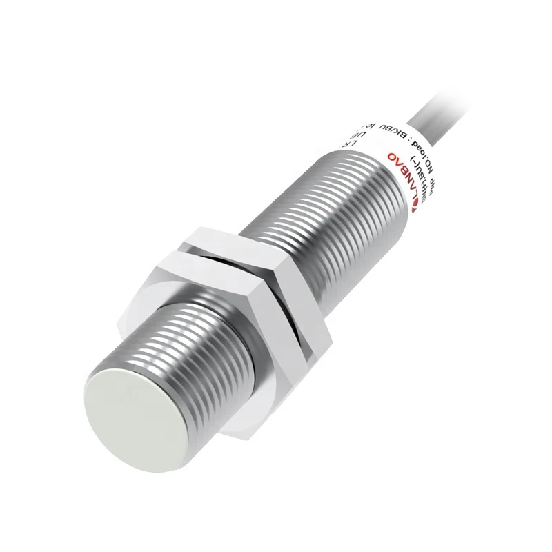 Lanbao M12 Connector DC IP67 Flush Mounting 10mm Sensing Distance Optical Proximity Sensor 10-30VDC Industrial Automation Speed