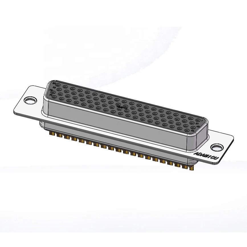 Manufacturer-Distributed 78 Pin Micro D-Sub Connector Industrial Sockets Solder Pot Sub Connector