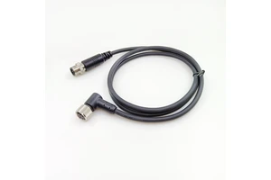 Custom Copper Wiring Harness M12 4 Pin Female Male Straight 90 Degree Angled IP68 Waterproof Injected Sensor Connector Cable