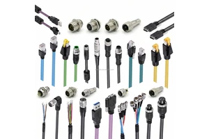 M12 4-Pin D-Code RJ45 Gigabit Cat5 Shield Waterproof Industrial PVC Camera Network Cord Electronic Application Industry Cables