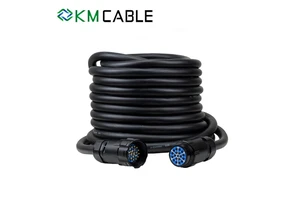 19Pin Socapex Industrial Power Cable Copper Conductor 1.5mm 2.5mm IP67 Waterproof 20m Extension Cord