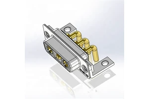 Combo D-Sub 3V3 Right Angle Electrical Connector High Current Contact Plug  10A 20A 30A 40A High-current Connector Conector