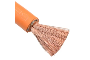 Wholesale Electric Vehicle EV High Voltage Cable 1/0 2/0 AWG 1000V 1500V Orange DC Cable for EV