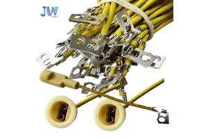 Custom 105mm Sensor Wire Assembly 18AWG Tinned Copper PVC Cable IP67 Rated Home Appliance Use with Special Shaped Boot