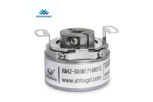 KM42-S6S19RD-001 Multi-turn Absolute Encoder 19Bit SSI IP65 6mm Shaft Cable Connection for Servo Motor Robot