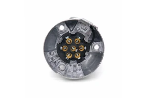 7 Pin Trailer Connector Plug 7 Core Socket Electrical Trailer Adapter for RV Trailer Heavy Duty