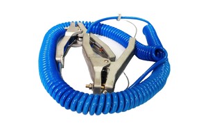 Anti-static Clamp Spiral Cable for Grounding Assemblies