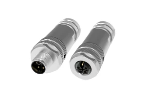 M12 DIN Sensor Cable K Code Circular Industrial Welding Assembly Field Installation Male Female Waterproof IP67 Automotive Plug
