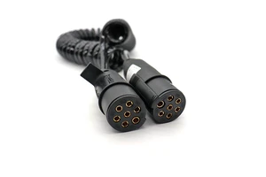 ISO 1185 Trailer Coil Cable 24N Trailer Electric Spiral Cable for Tractor Semi Trailer Lighting LInk