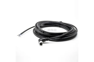 3 4 5 6 8 Pin M8 M12 Cable Electric Wire Connector Sensor Cable Angled Female Waterproof