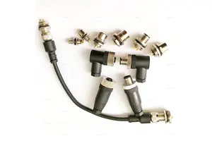 M12 M5 M8 Sensor Cable 2pin 3pin 4pin 5pin 7pin 8pin Waterproof Male to Female LED Connector Cable