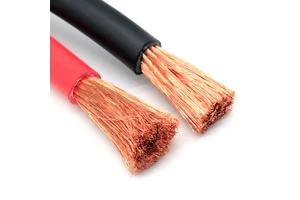 Rubber-insulated Pure Copper 3, 2, 4 Specification Awg Black and Red Automotive RV Solar Flexible Welded Battery Cable and Wire