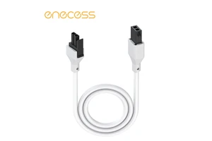 Enecess E2405 Extension Sensor Cable Copper Core 260V | Shielding | Quick Connect | Cascading | 5-Pack | 434mm Length | IP65