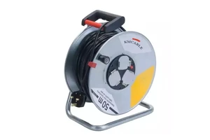 Hand-held Wire Reel 3core 2.5mm2 50M CE Power Cord Industrial Cable Reel Mobile Cable Tray