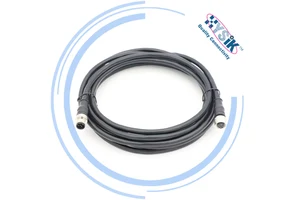 Industrial Sensor Cable M12 Injection Molded Wiring Harness NMEA2000 5Pin Waterproof Aviation Connector