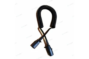 7 Way Pin Copper Conductor Wire SAE J560 Heavy Duty Vehicles ISO 1185 Truck Trailer Connect Cable